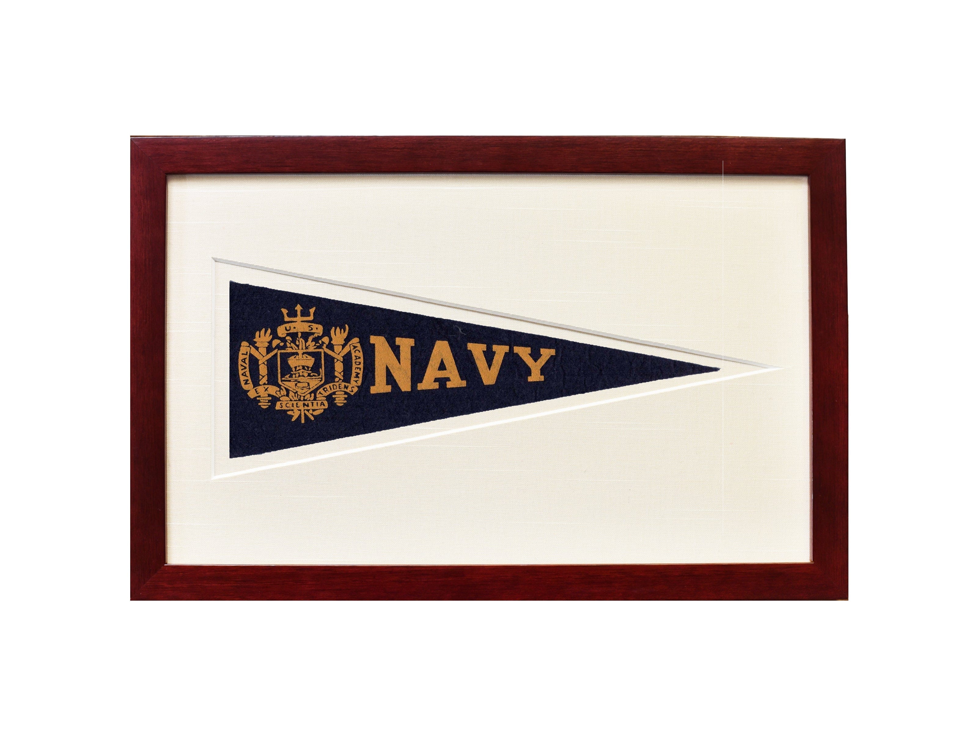 Vintage Navy Hormel Pennant - My American Goods