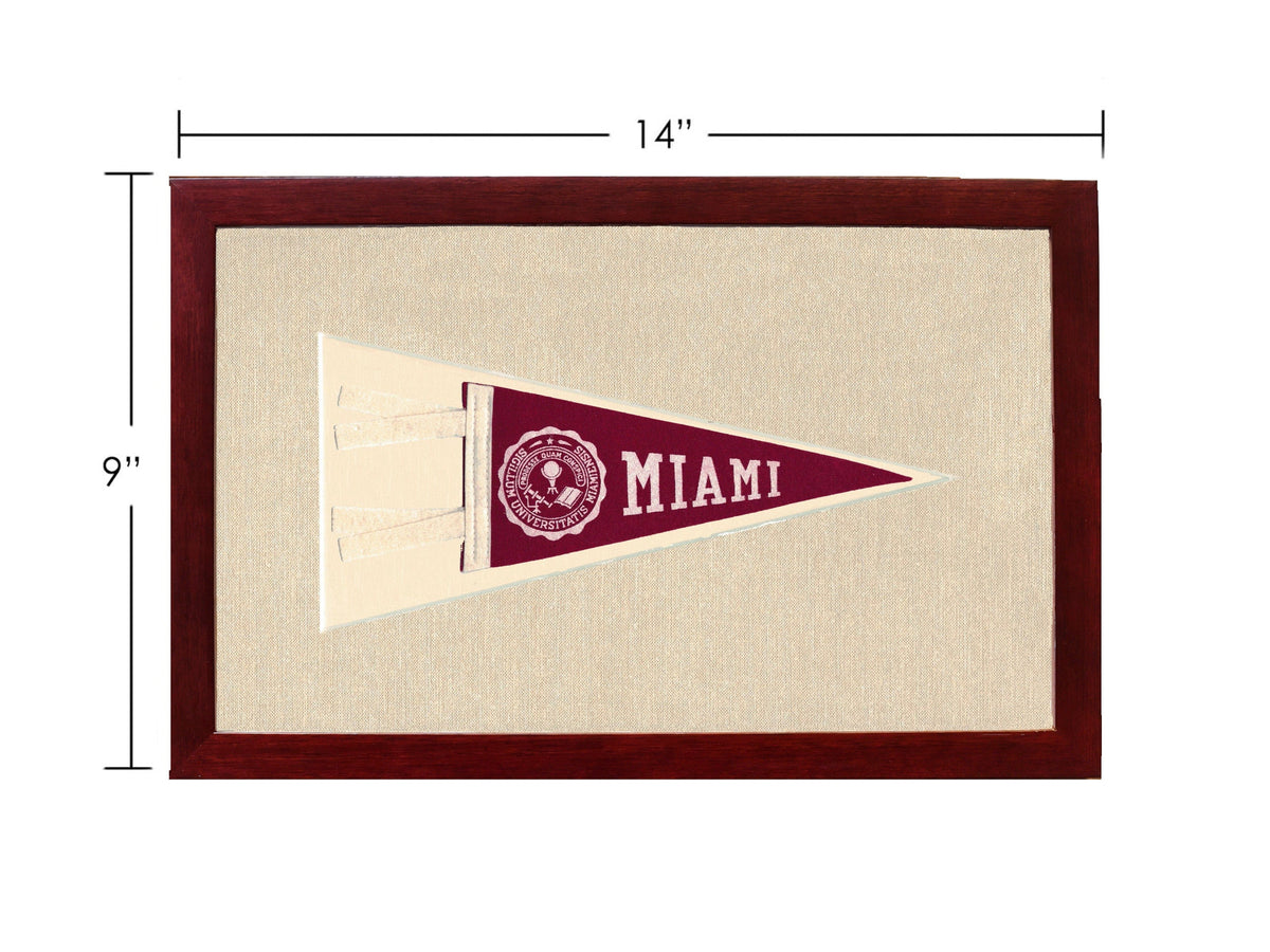 Americana Memories Vintage Pennants and Memorabilia Vintage Miami University Pennant