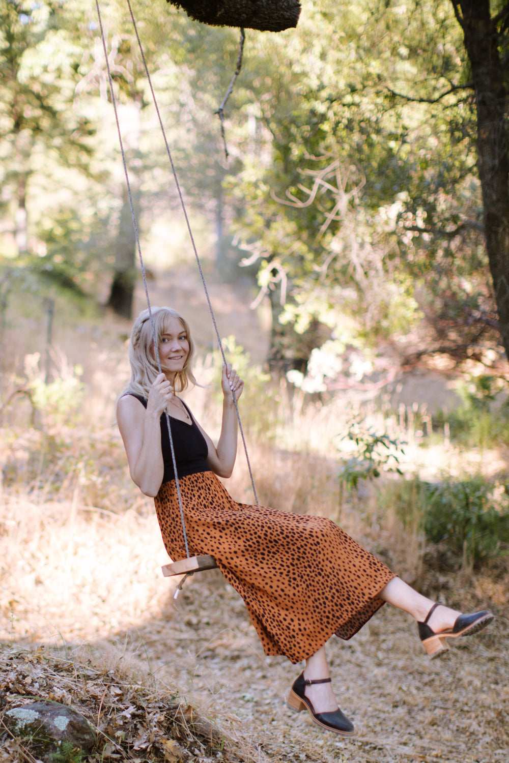 Field Day Dress Josephine Dress in Black & Bam Bam