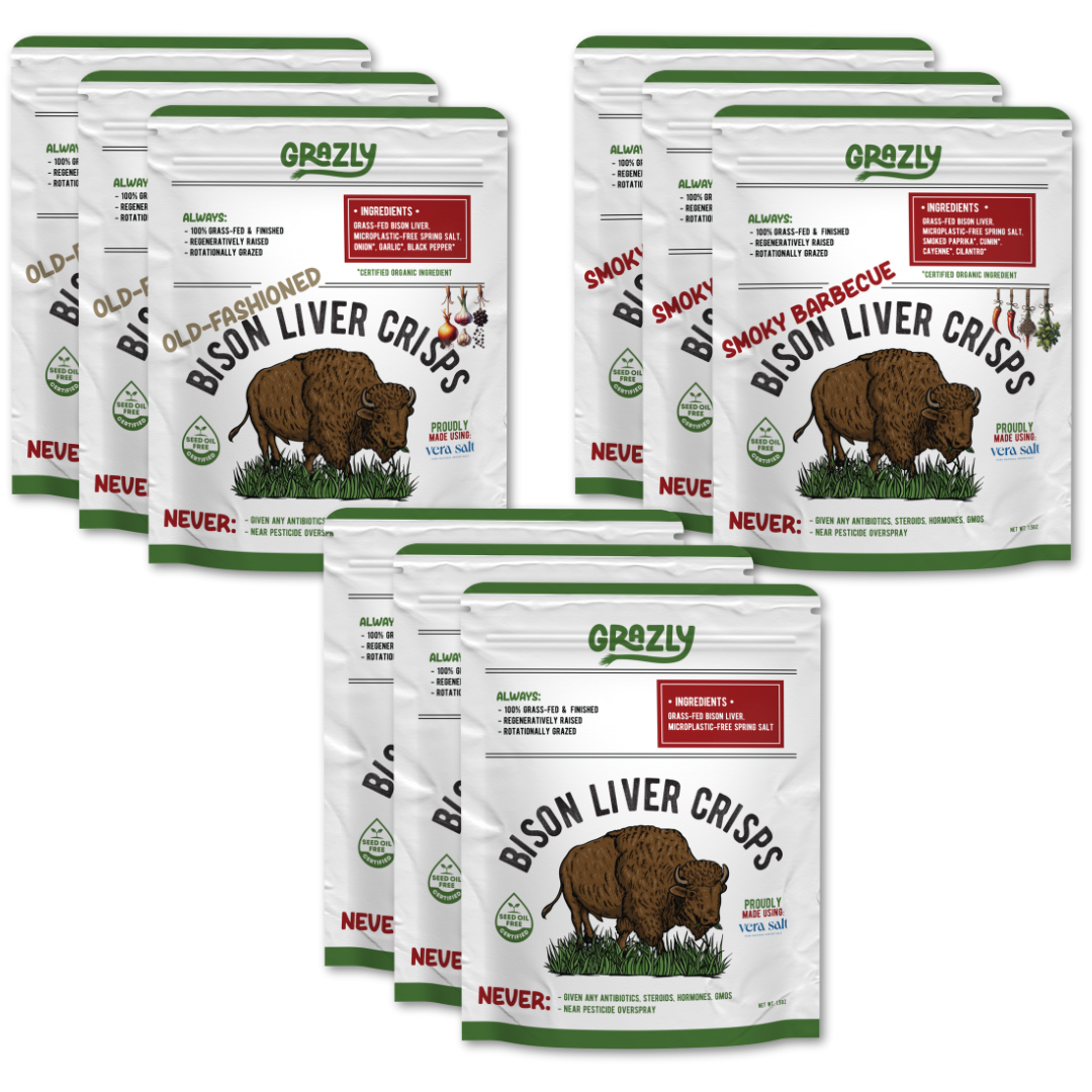 Bison Liver Crisp Variety Pack - My American Goods
