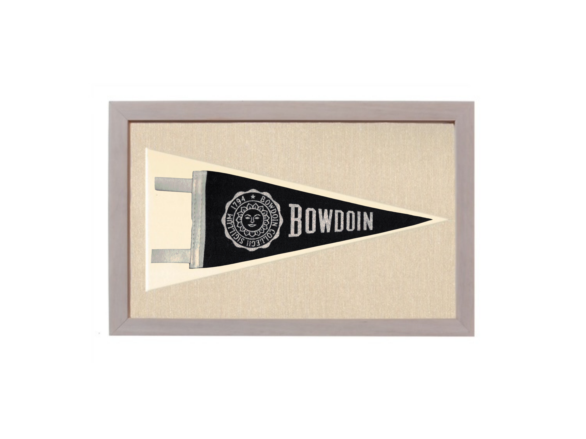 Vintage Bowdoin College Pennant