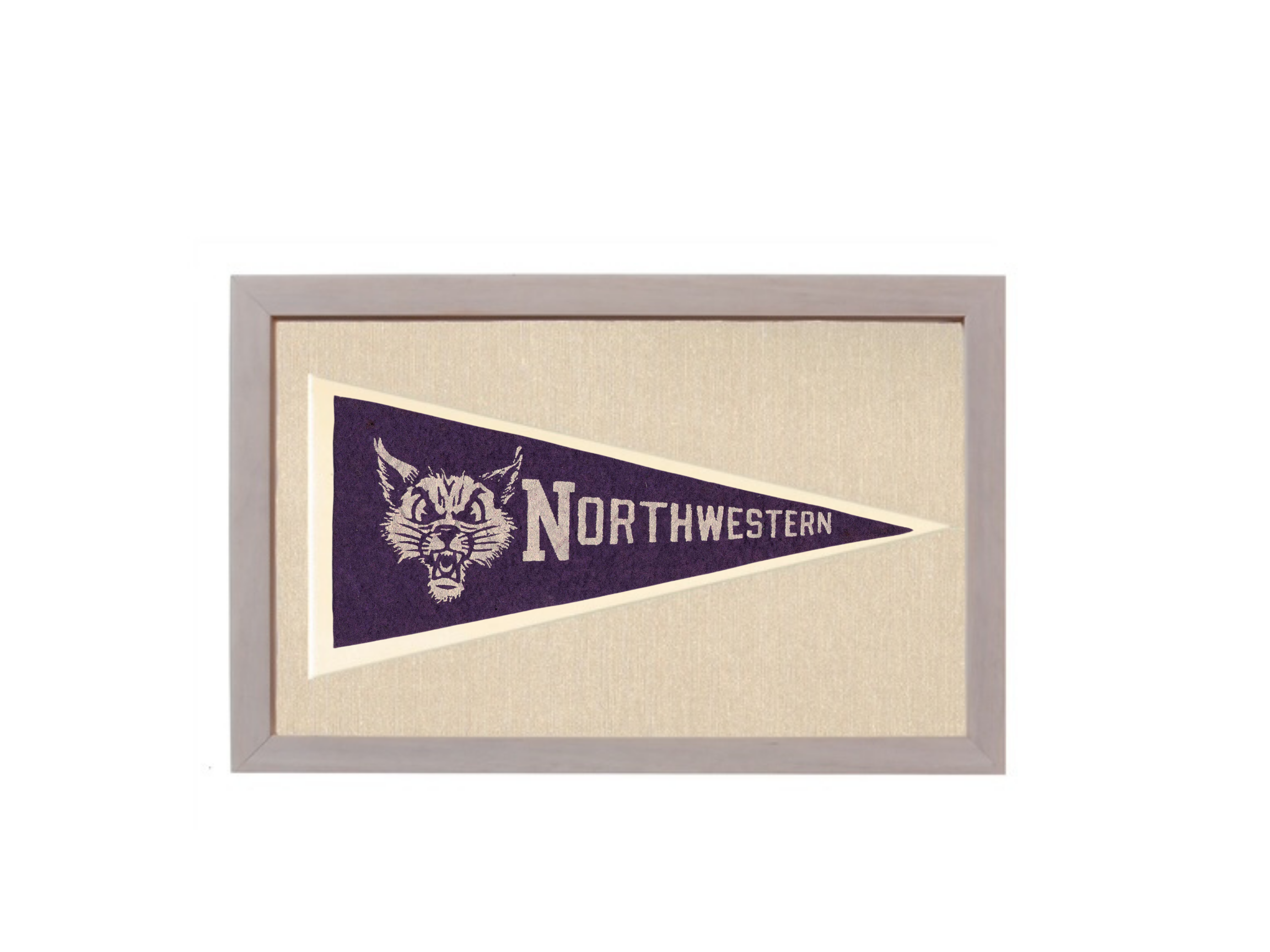 Vintage Northwestern Pennant
