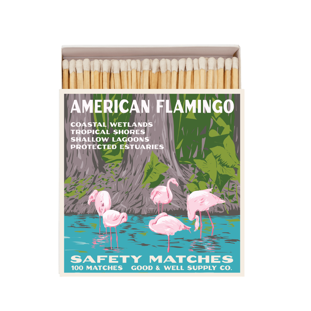 Good & Well Supply Co American Flamingo Cabin Matches