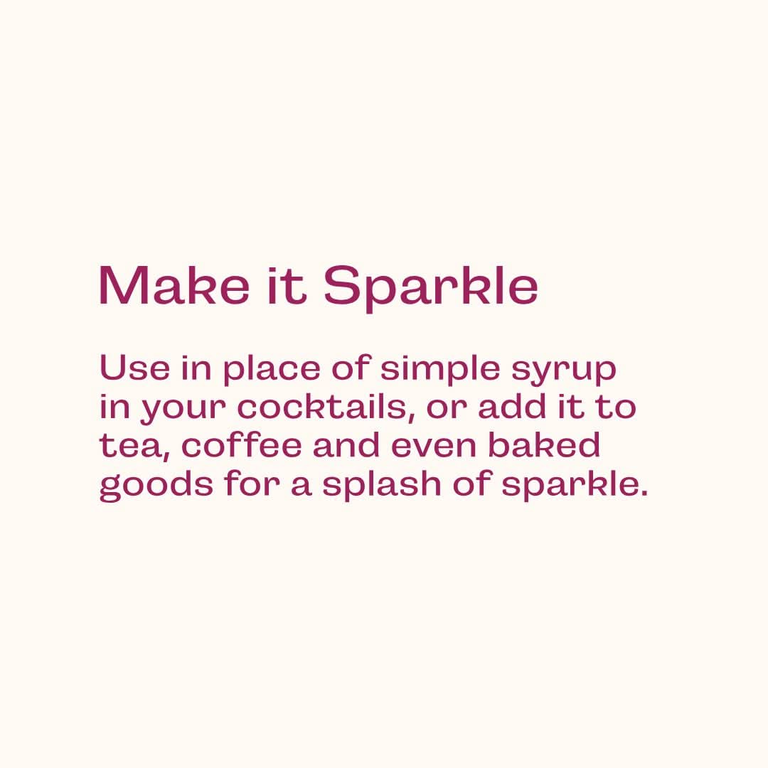 Glitter Simple Syrup, 16 fl oz - My American Goods