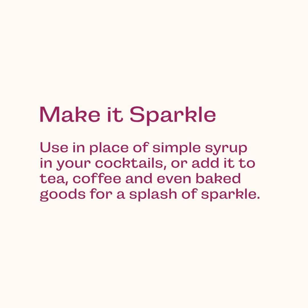 Glitter Simple Syrup, 16 fl oz - My American Goods