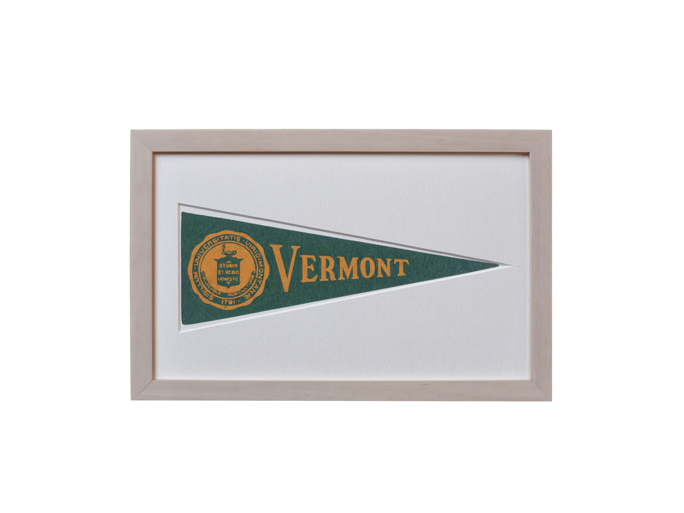 Vintage University of Vermont Hormel Pennant