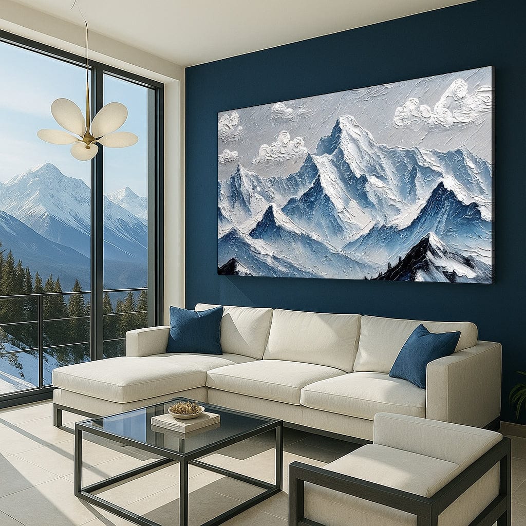 Tailored Canvases Canvas Mountain Minimalist Wall Art