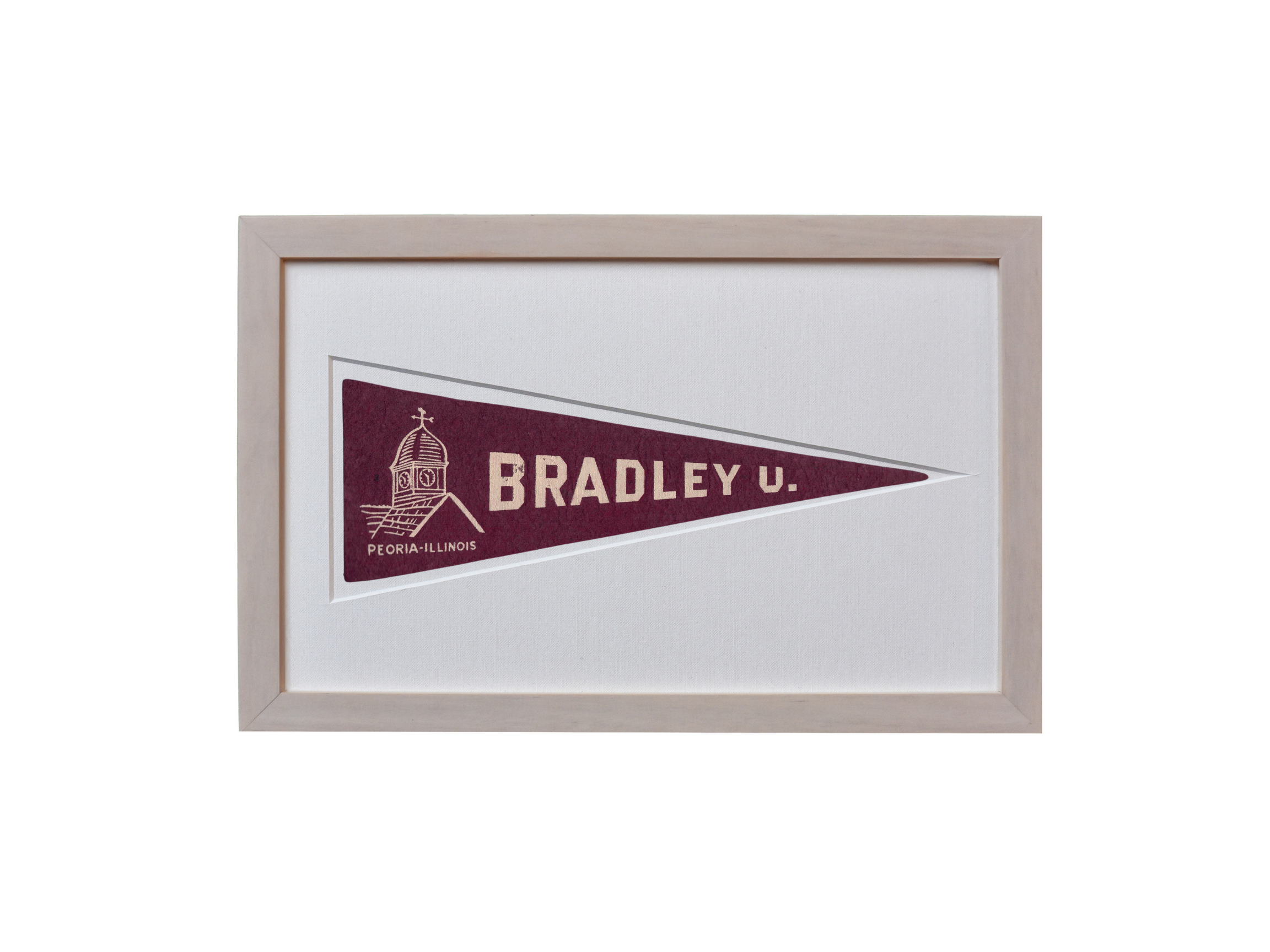 Vintage Bradley University Hormel Pennant
