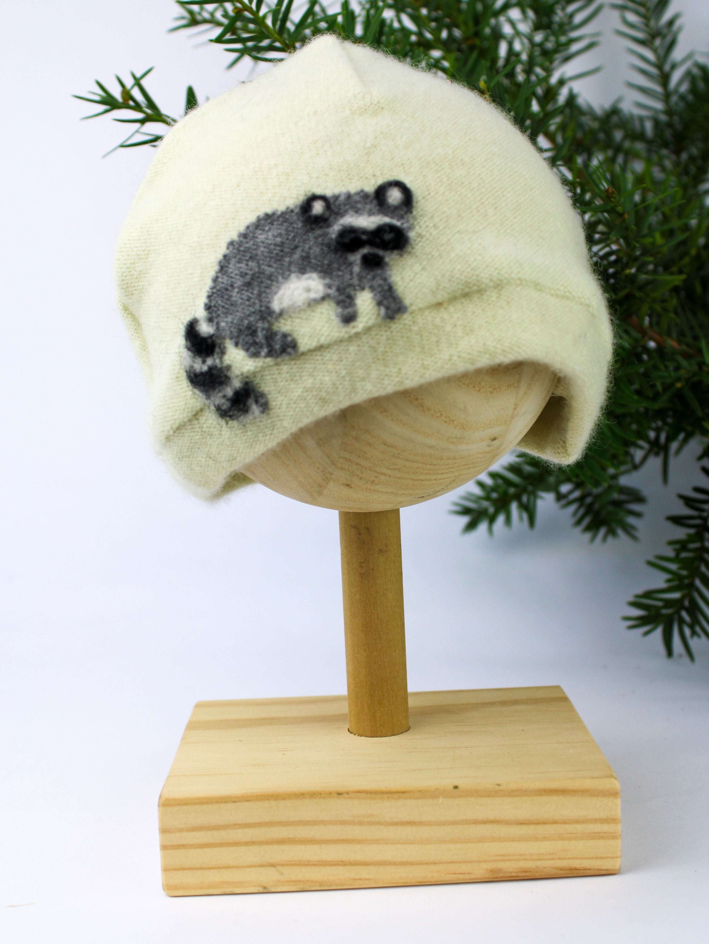 Ash & Rose hat Raccoon Cashmere Hat - Baby