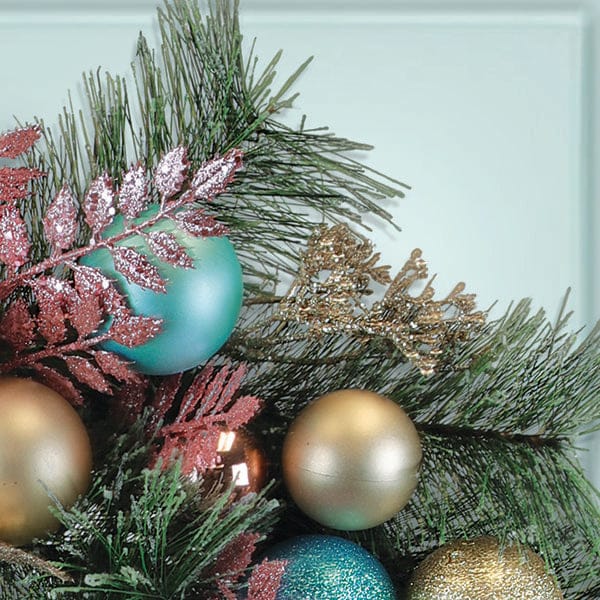 Old World Christmas 24 X 24 / 50400 24" Touch of Whimsy Pastel Wreath