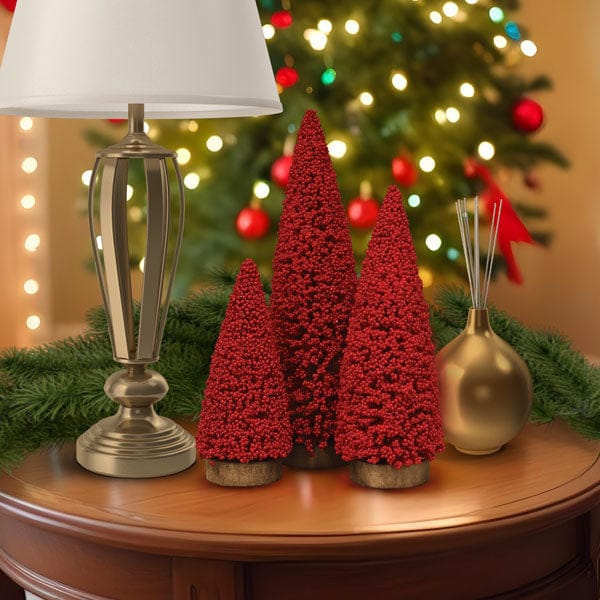 Old World Christmas N/A / 50604 Holiday Berry 3 Tree Set