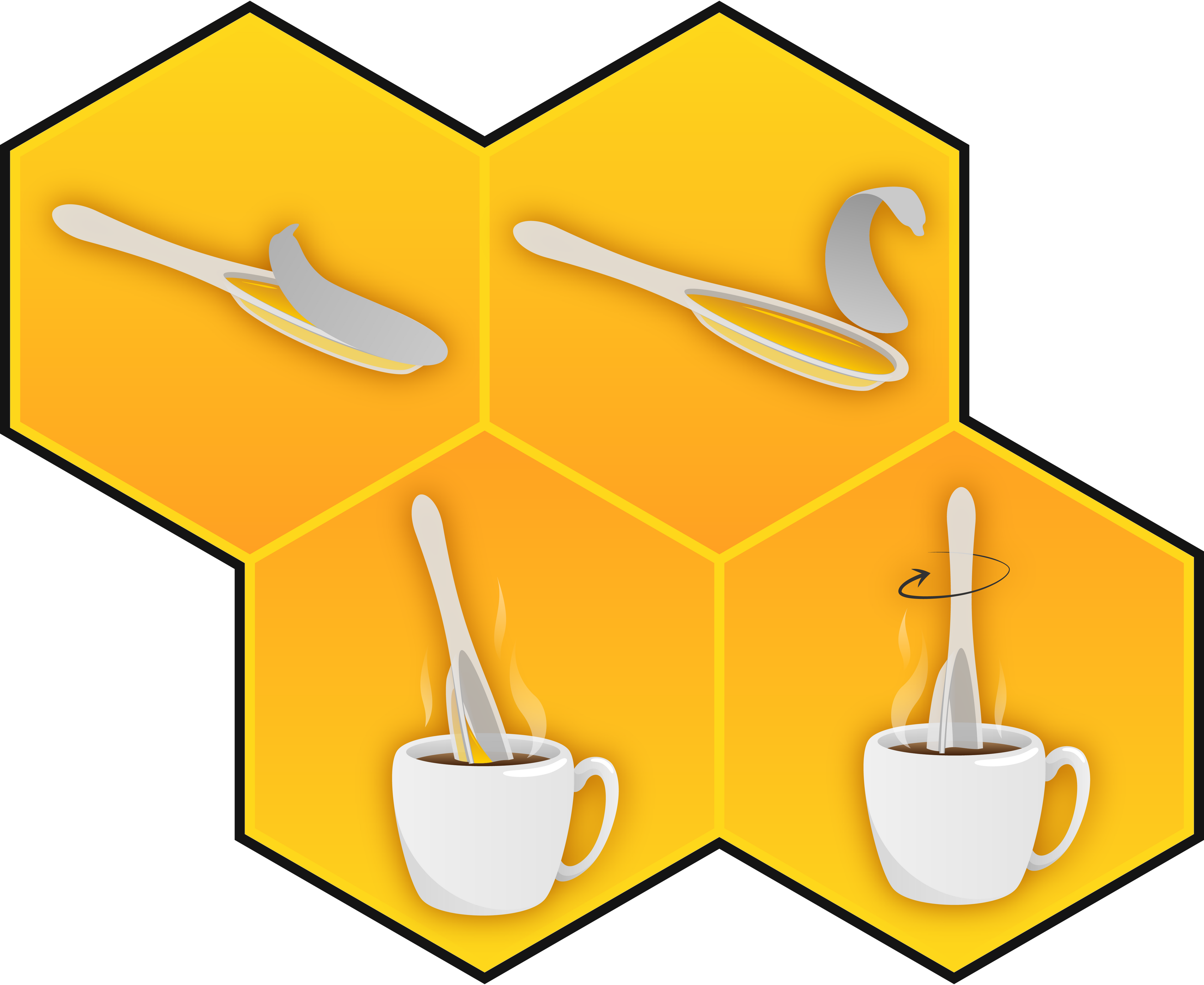 Badgers Honey Spoon /Blue Razz Honey Tea - My American Goods