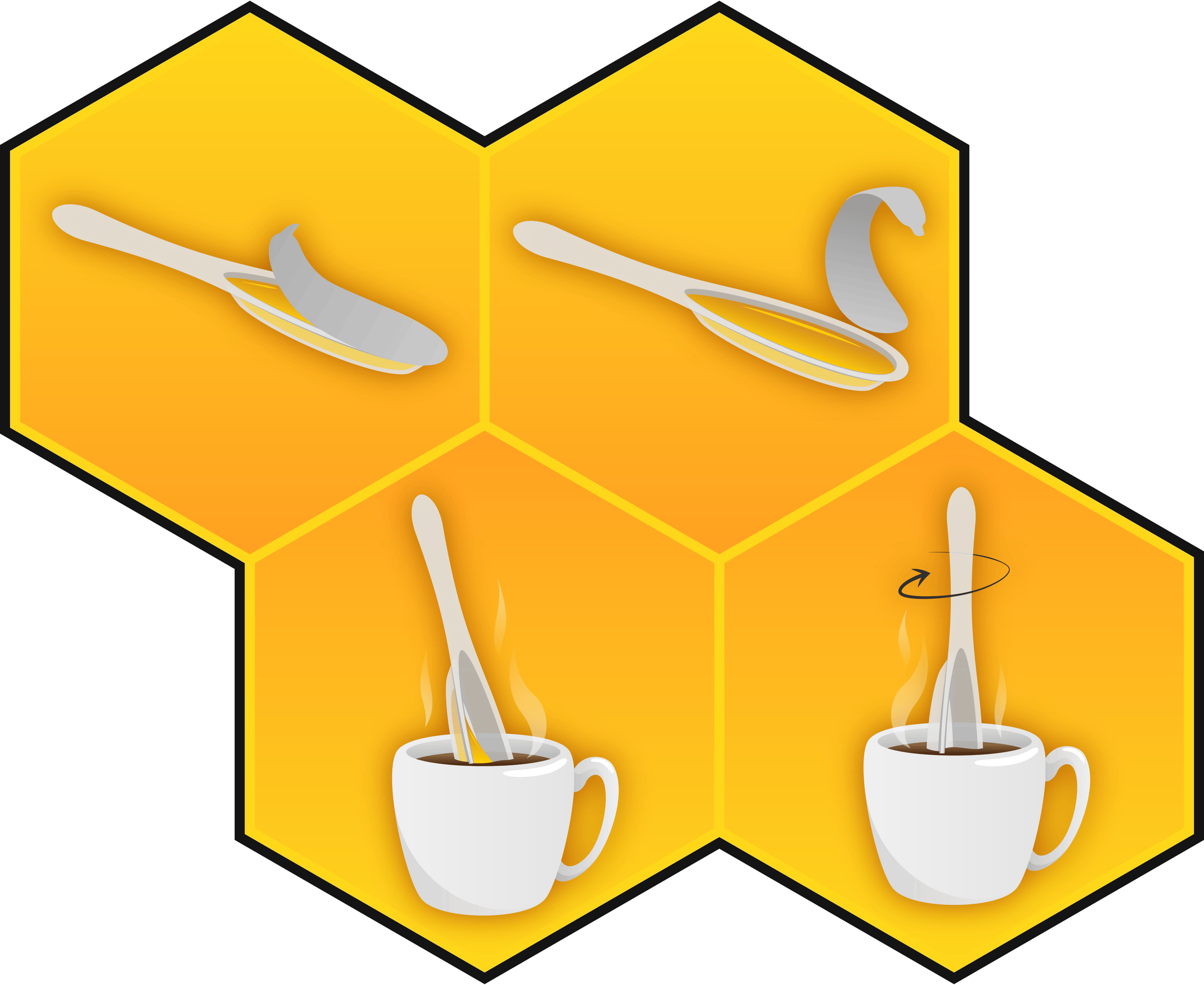 Honey Badgers Bee Farm All natural Tea Badgers Honey Spoon /Blue Razz Honey Tea