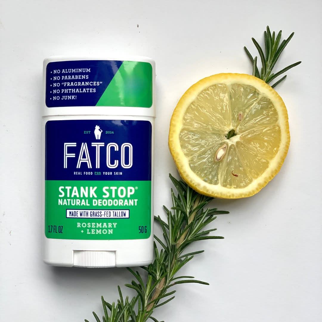 Stank Stop Deodorant Stick, Rosemary+Lemon, 1.7 Oz - My American Goods