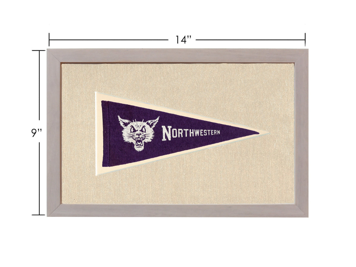 Vintage Northwestern Pennant