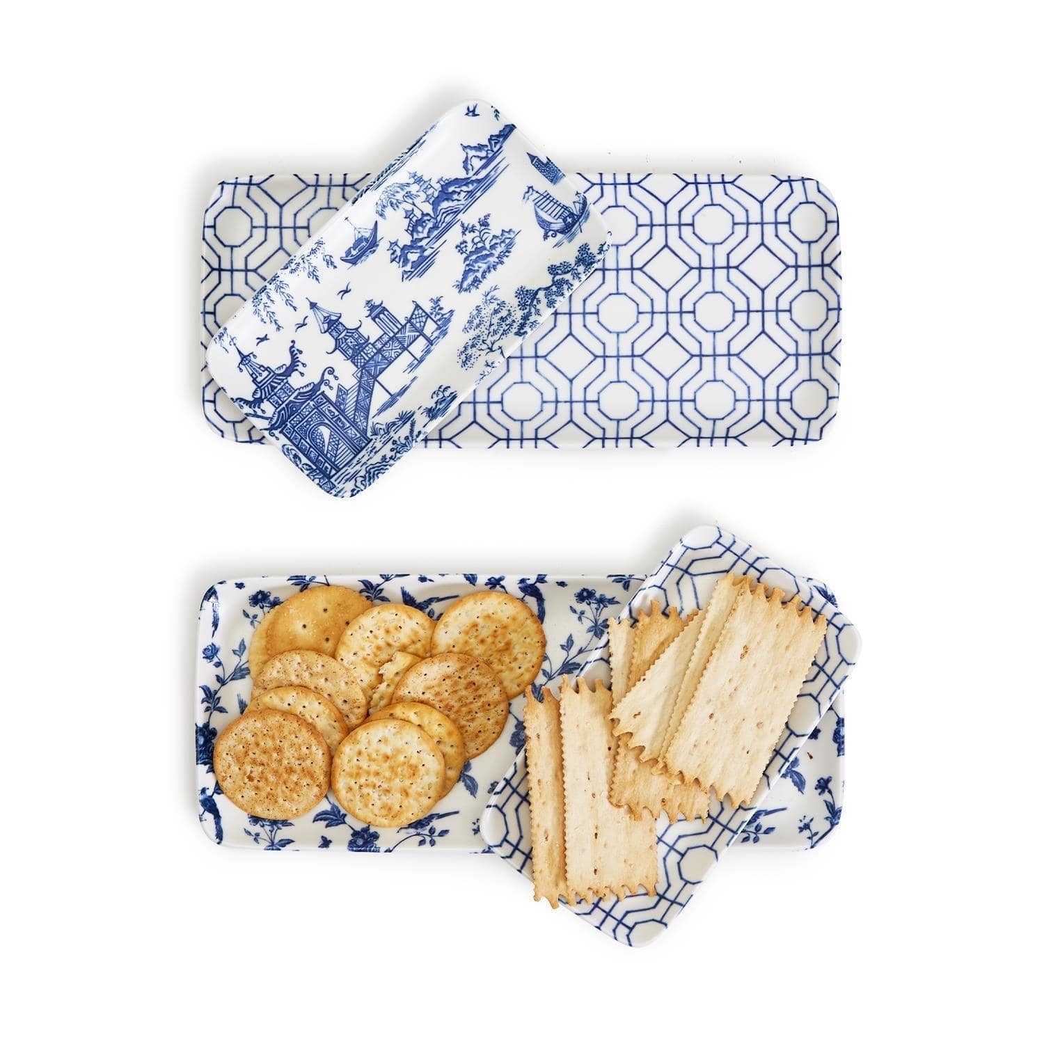Gia Roma chinoiserie Chinoiserie Serving Set 4pc