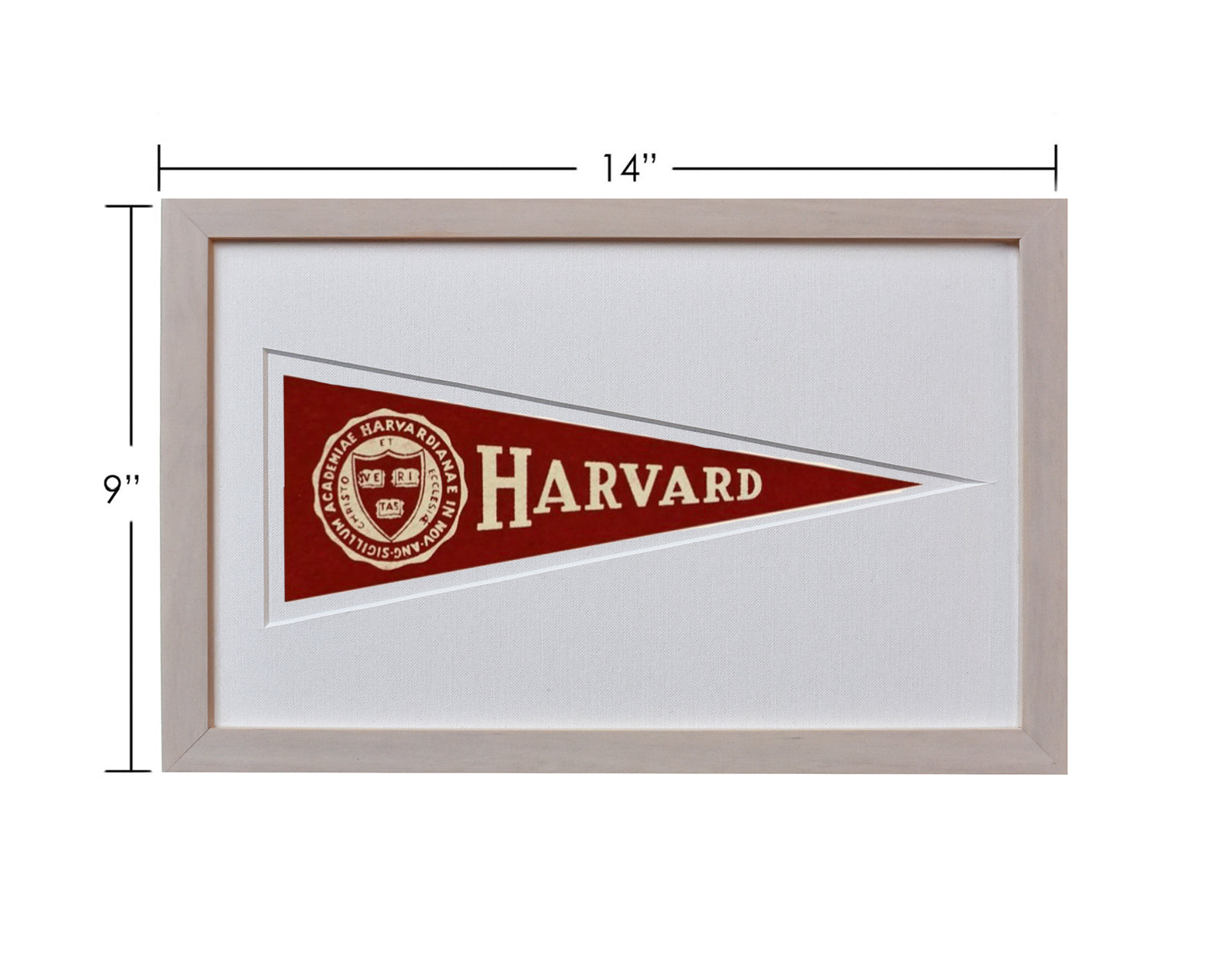 Vintage Harvard University Hormel Pennant