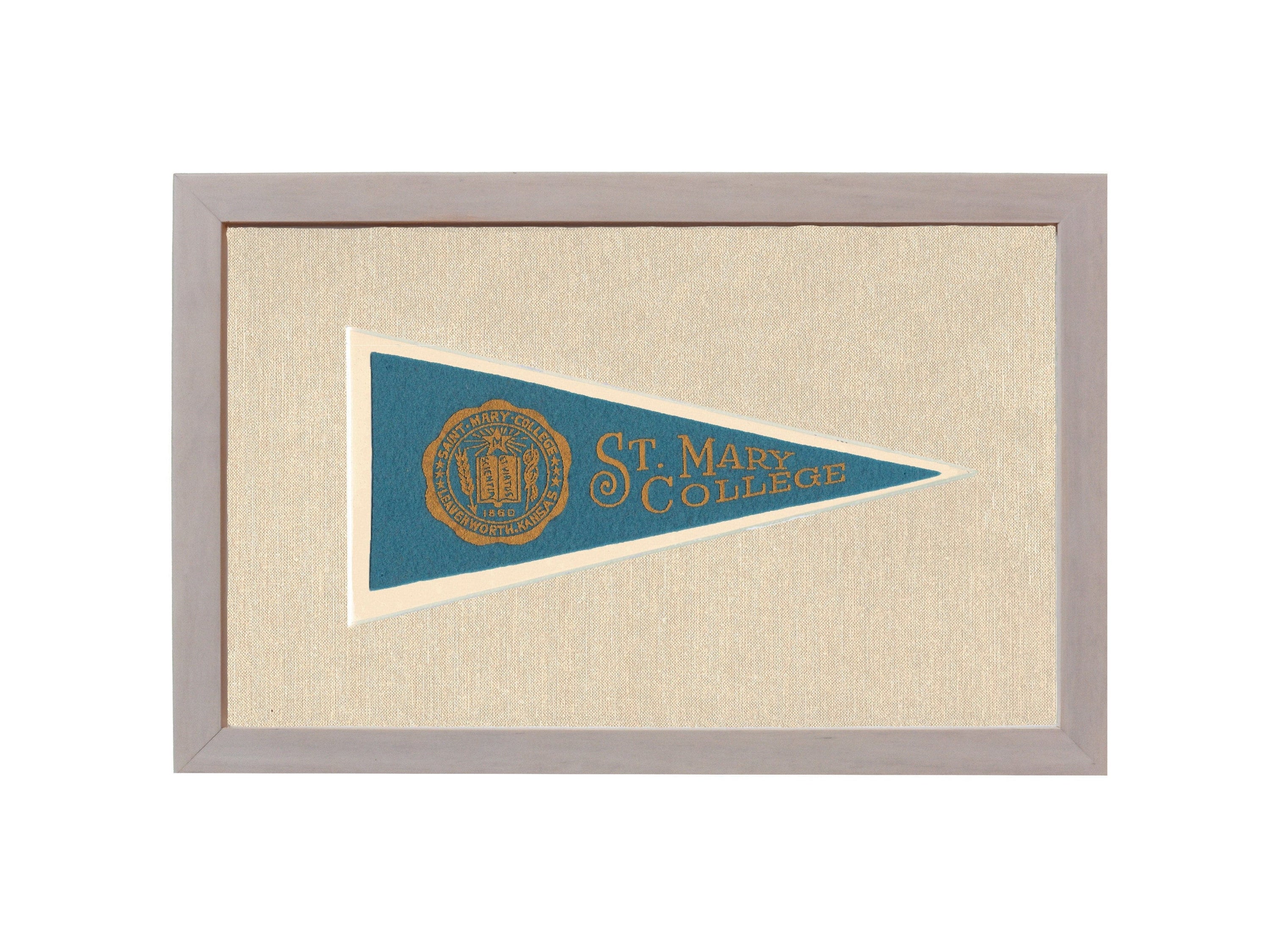 Americana Memories Vintage Pennants and Memorabilia Vintage St Mary College Pennant