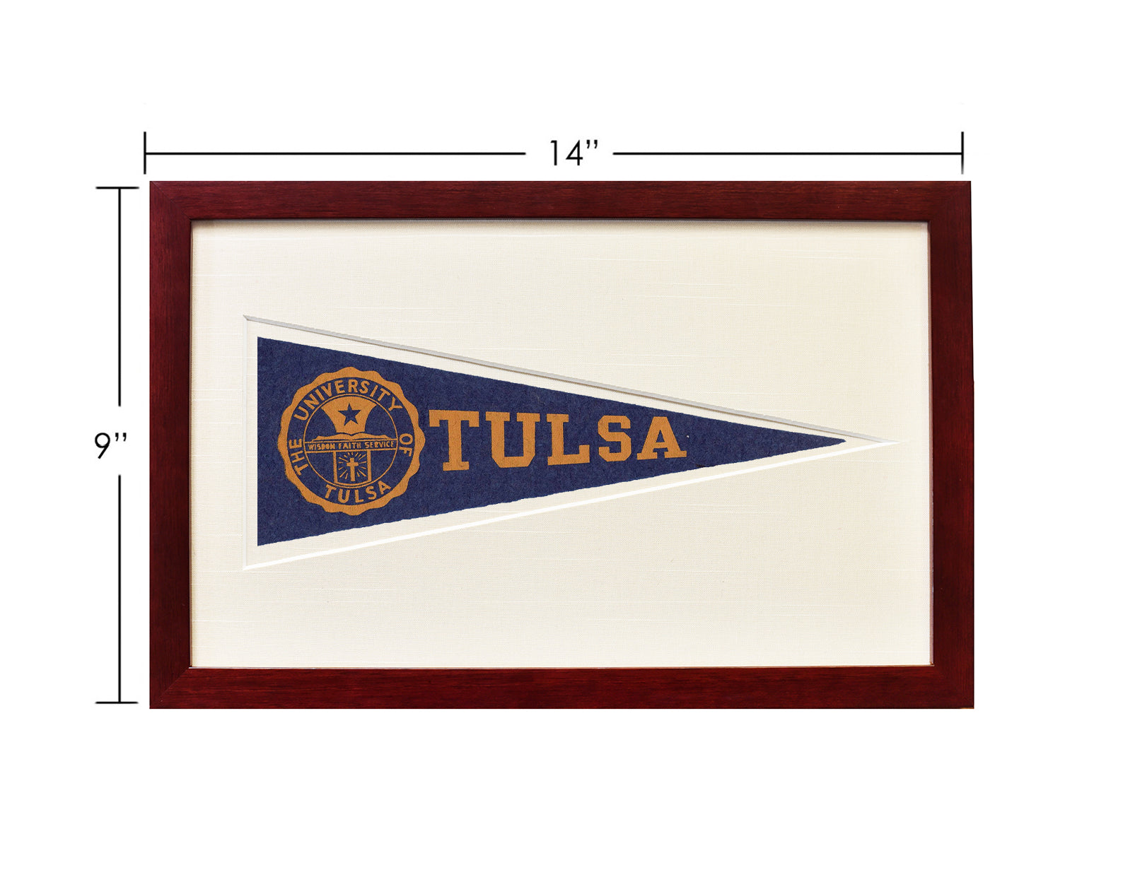 Vintage Tulsa University Hormel Pennant