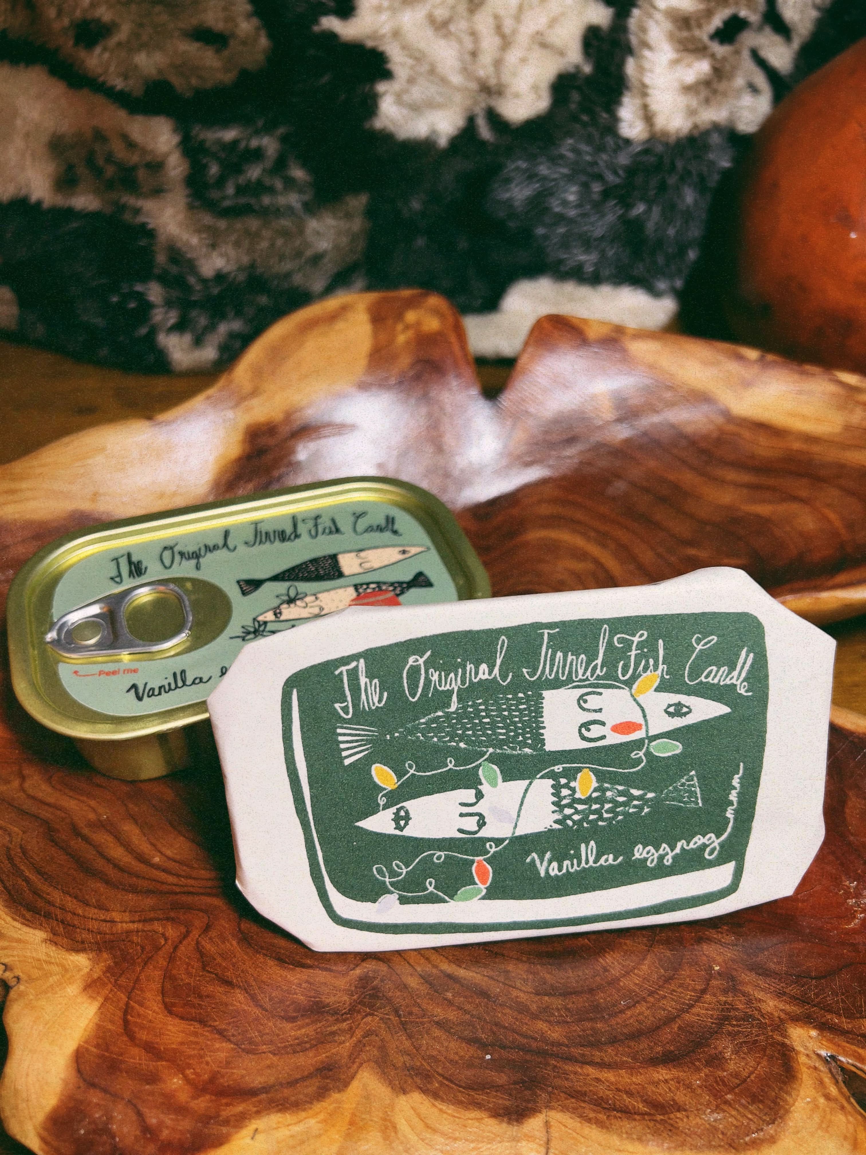 Tinned Fish Candle - Vanilla Eggnog - My American Goods