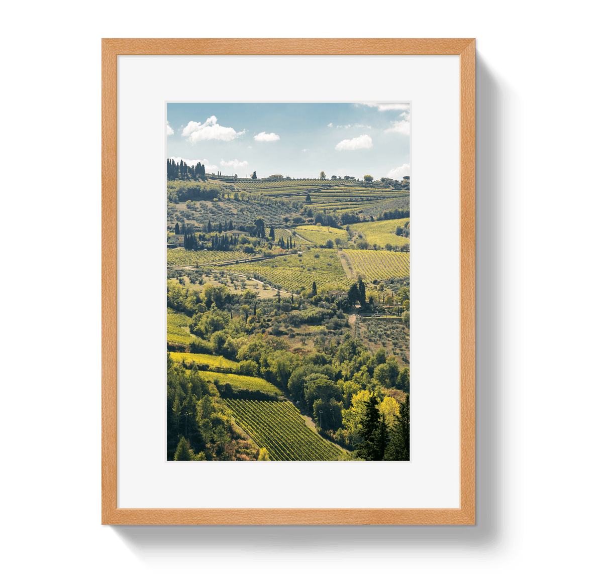 Johnny Vacay Oak / 11x14 / Border Tuscan Hills