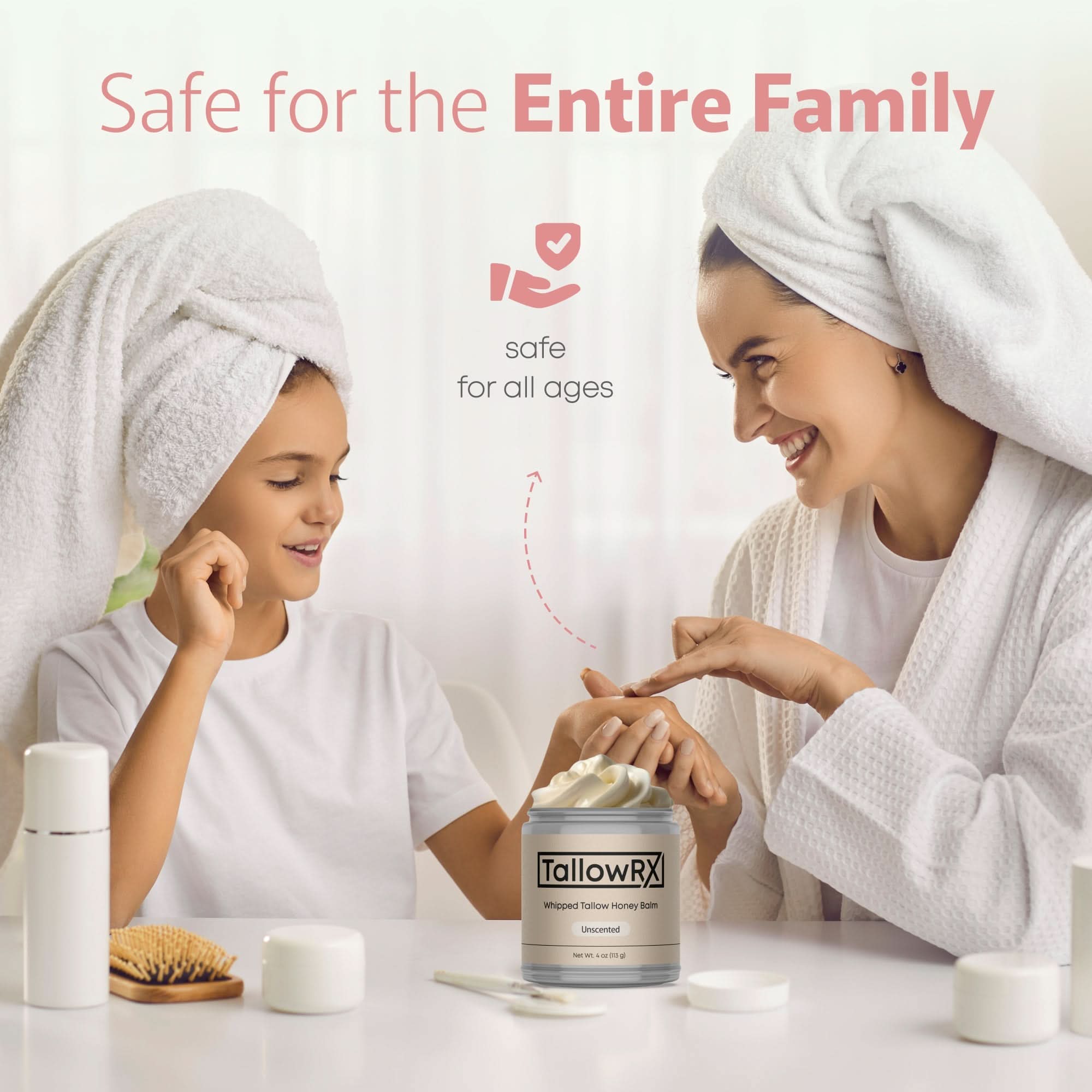 Whipped Tallow Honey Cream for Face | 4 oz - My American Goods