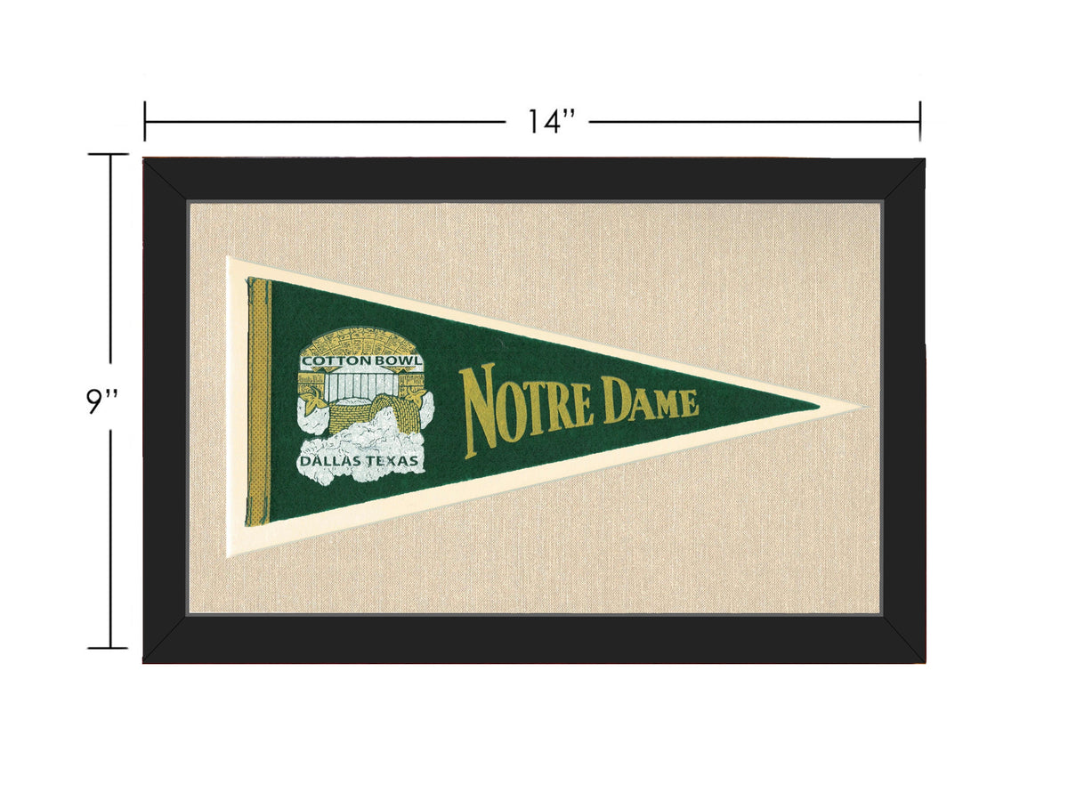 Vintage Notre Dame Pennant