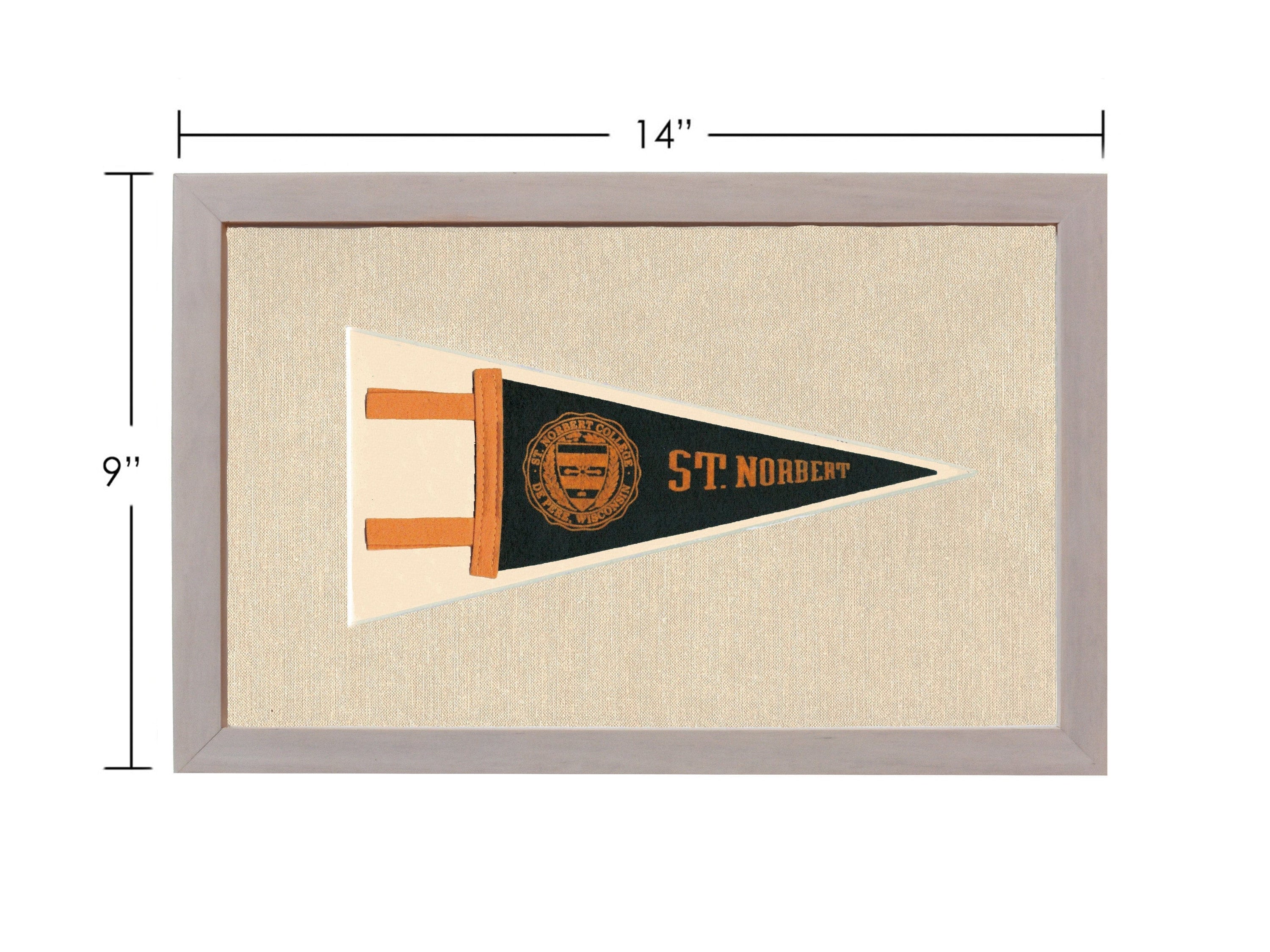 Americana Memories Vintage Pennants and Memorabilia Vintage St Norbert College Pennant