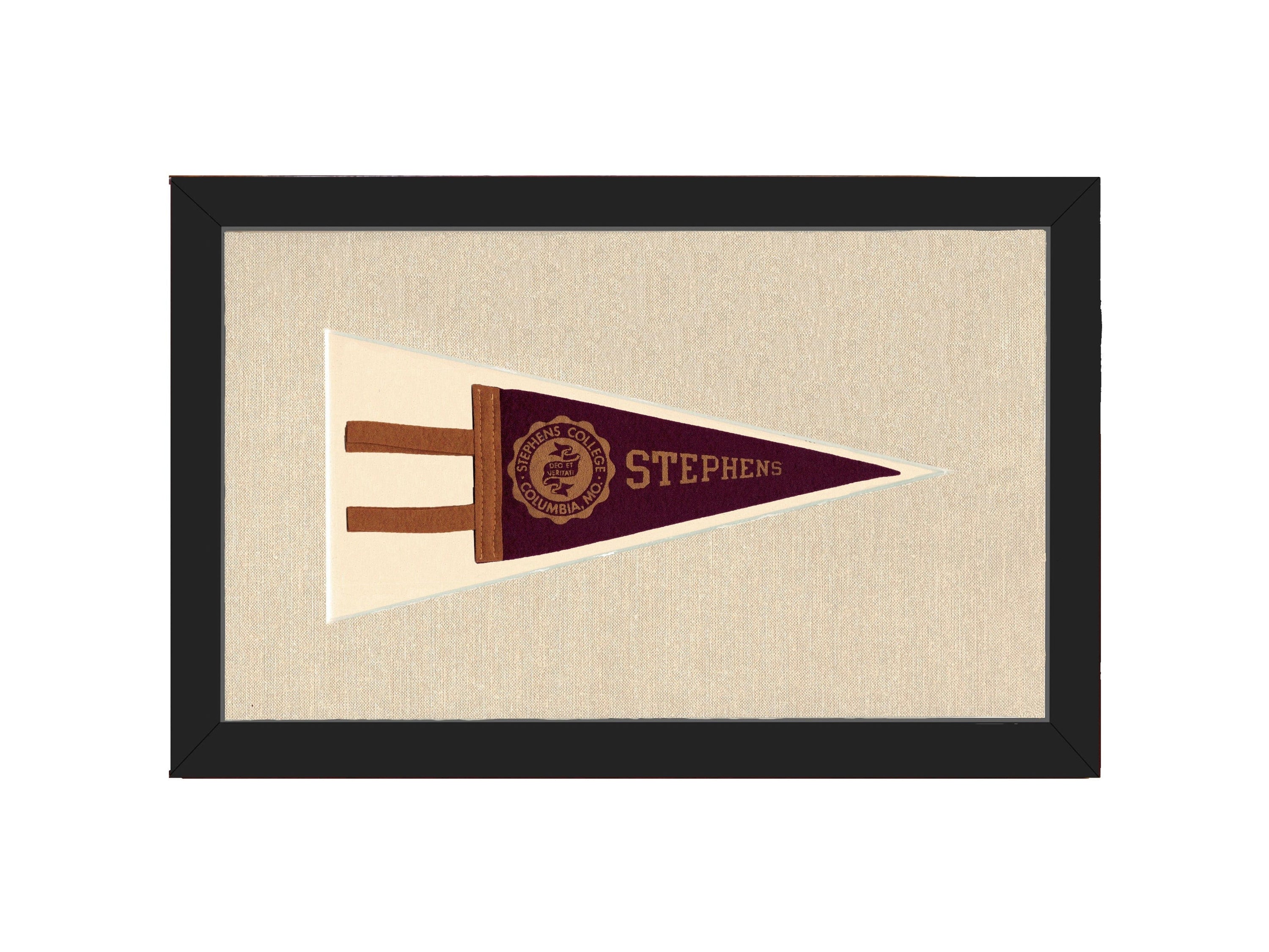 Americana Memories Vintage Pennants and Memorabilia Vintage Stephen’s College Pennant