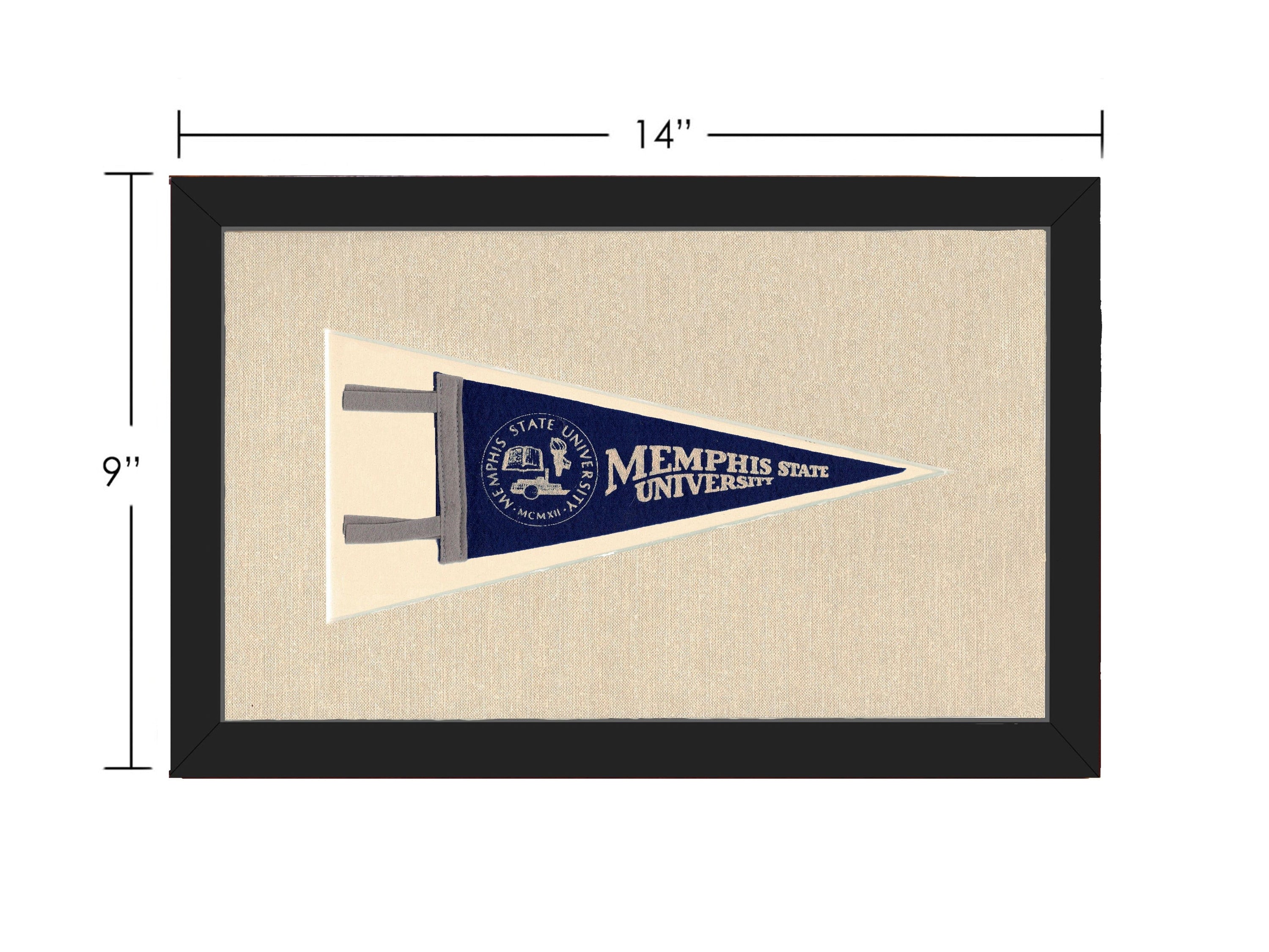 Americana Memories Vintage Pennants and Memorabilia Vintage Memphis State University Pennant
