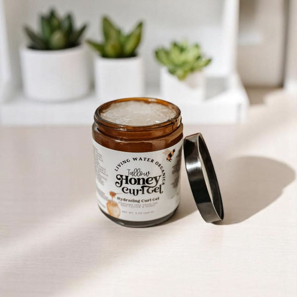 Tallow Honey Curl Gel with 100% Grass Fed Tallow (Medium to Strong Hold) - My American Goods