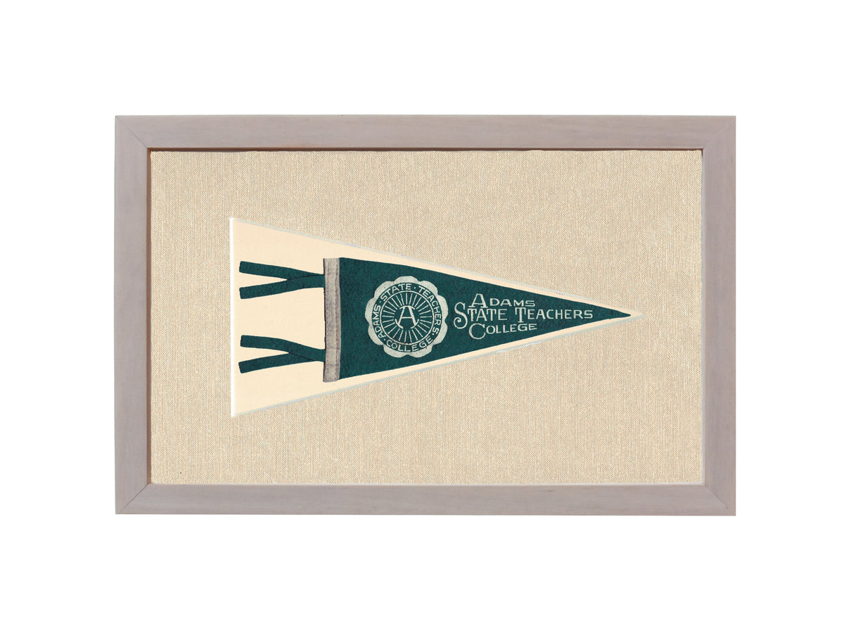 Vintage Adams State Teachers College Pennant