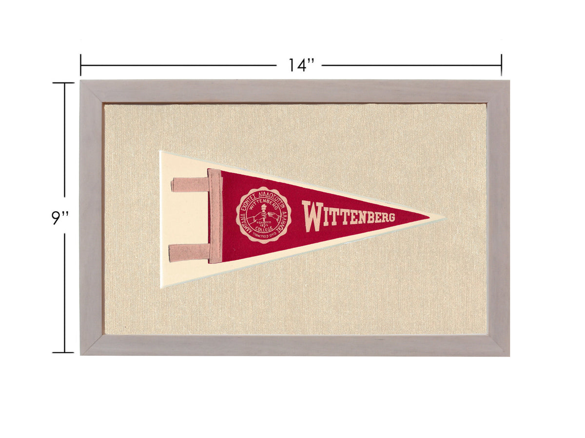 Vintage Wittenberg College Pennant