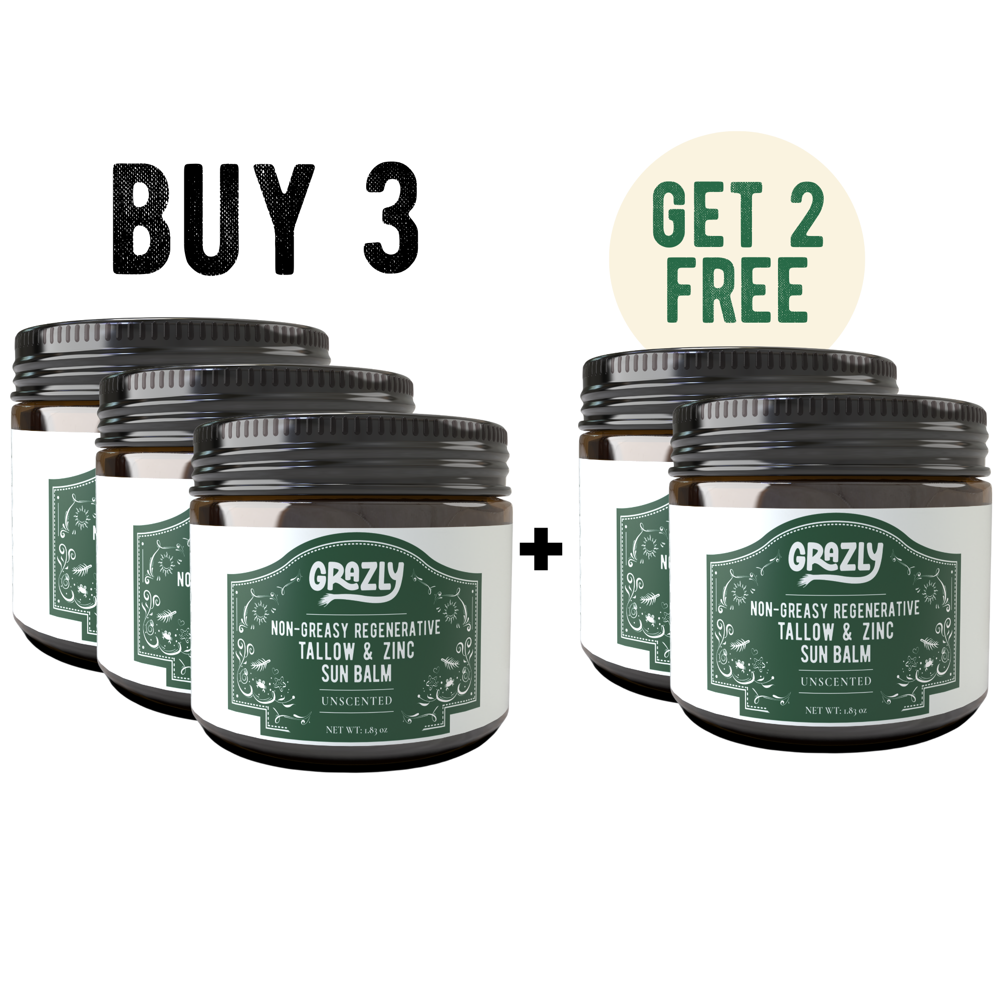 Regenerative Tallow & Zinc Sun Balm - My American Goods