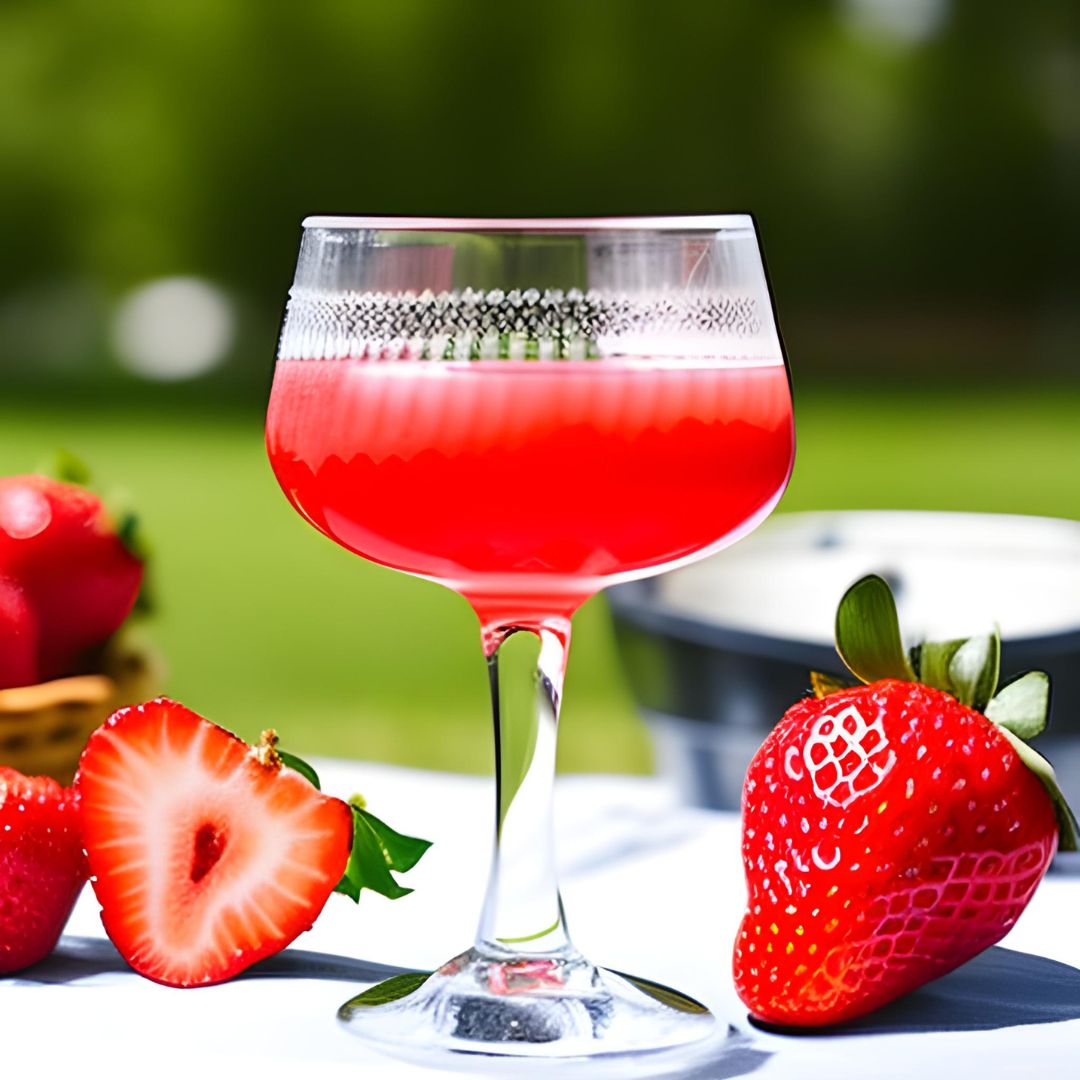 Strawberry-Rhubarb Mixer, 16 fl oz - My American Goods