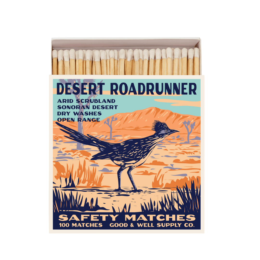 Good & Well Supply Co. Desert Roadrunner Cabin Matches