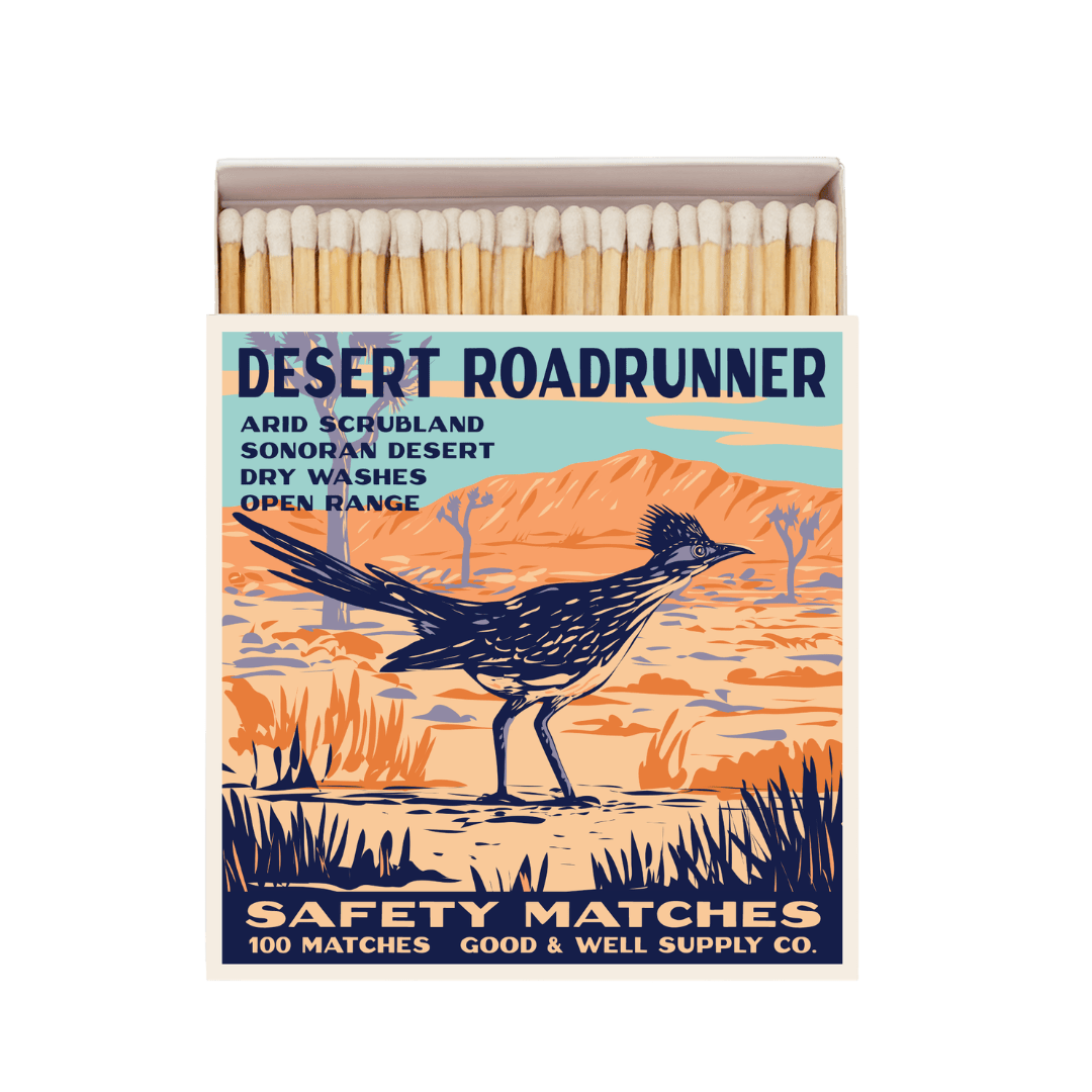 Good & Well Supply Co Desert Roadrunner Cabin Matches