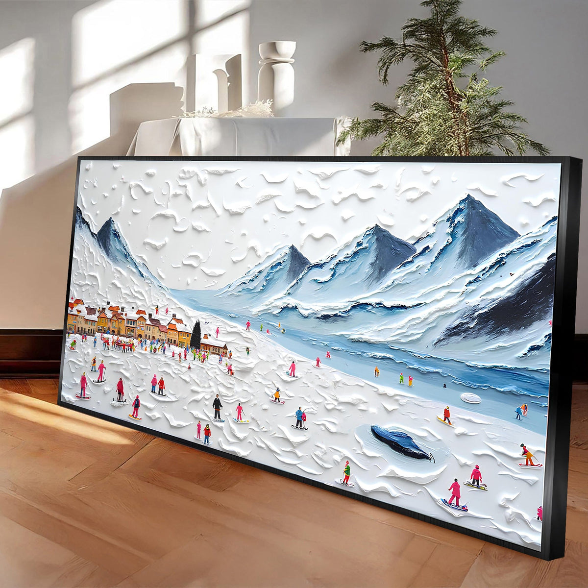Tailored Canvases Canvas Snow Mountain Abstract Wall Art II