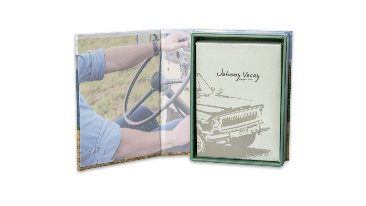 Johnny Vacay Mountain Rides Playing Cards