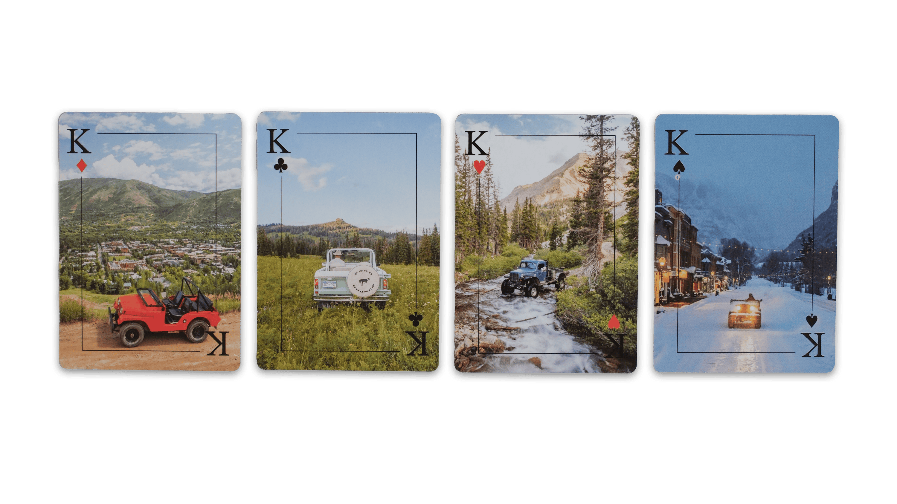 Johnny Vacay Mountain Rides Playing Cards
