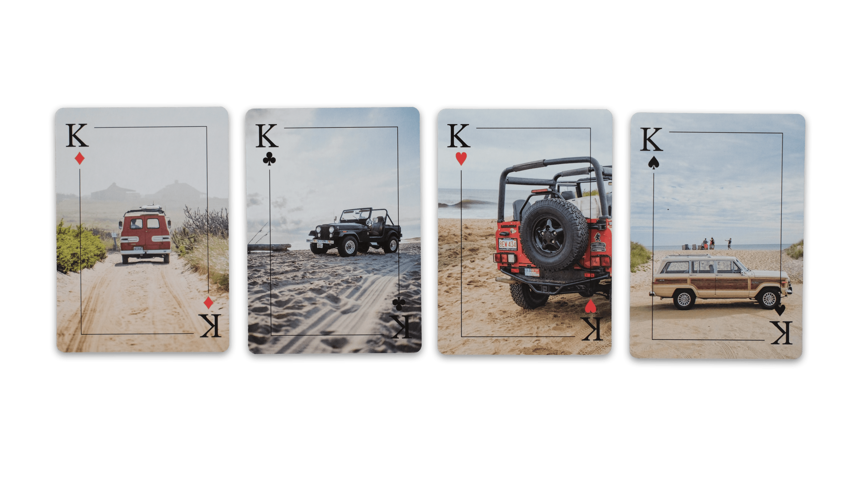 Johnny Vacay Beach Rides Playing Cards