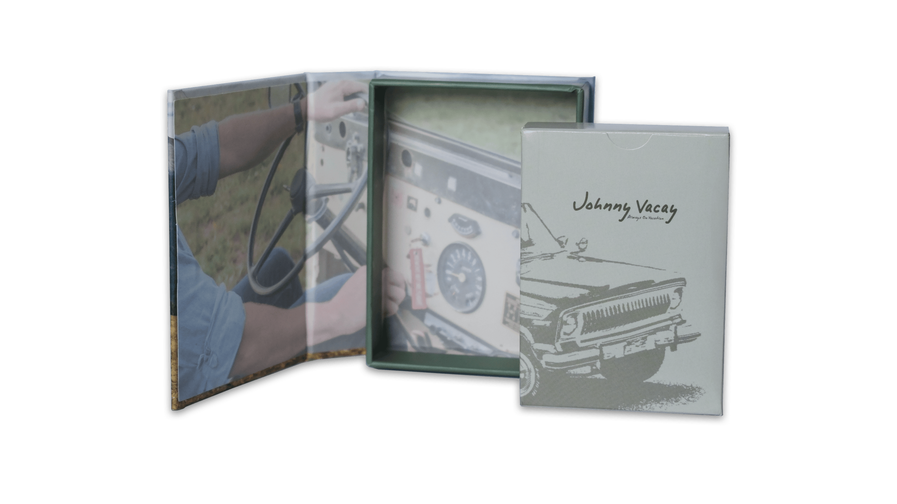 Johnny Vacay Mountain Rides Playing Cards