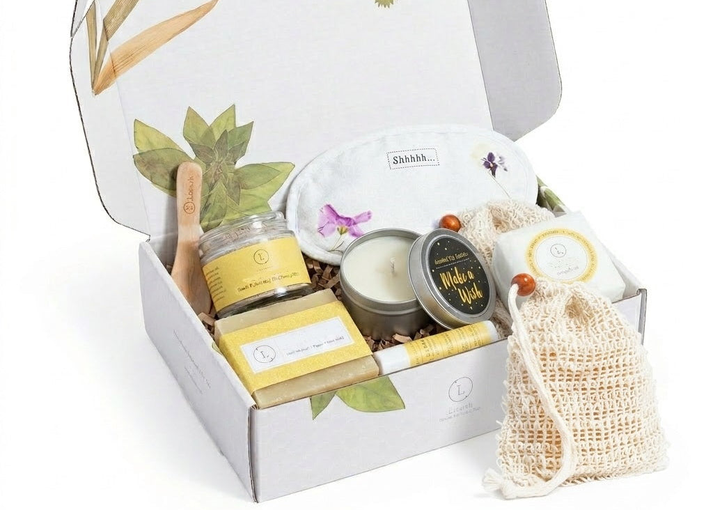 Natural Citrus Bath & Body Skincare Set, A Thoughtful & "Thinking of You" Gift