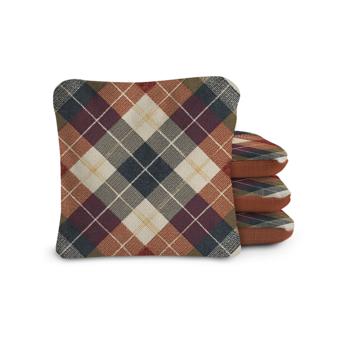 6-in Dual-Sided Cornhole Bags | Plaid Collection