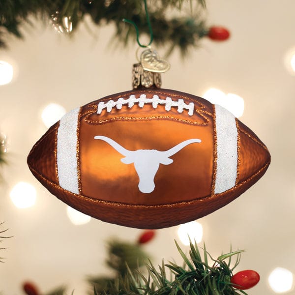 Old World Christmas 2.75 X 4 X 2.25 / 60200 Texas Football Ornament