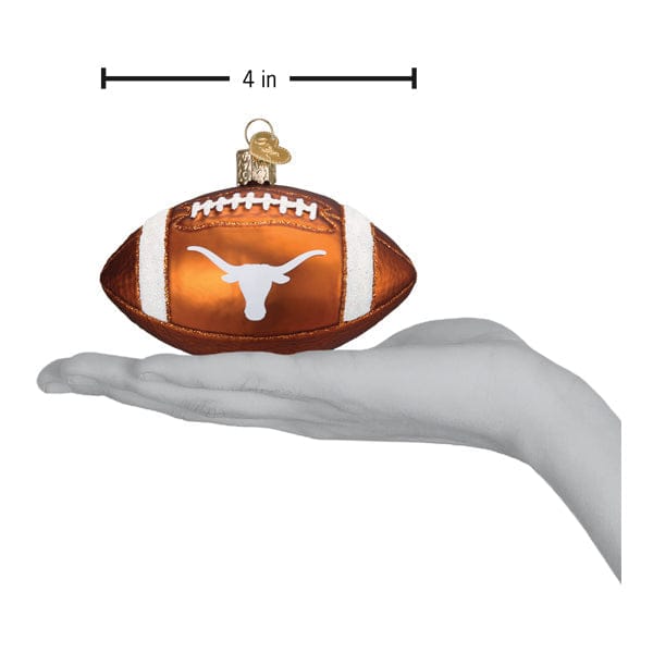 Old World Christmas 2.75 X 4 X 2.25 / 60200 Texas Football Ornament