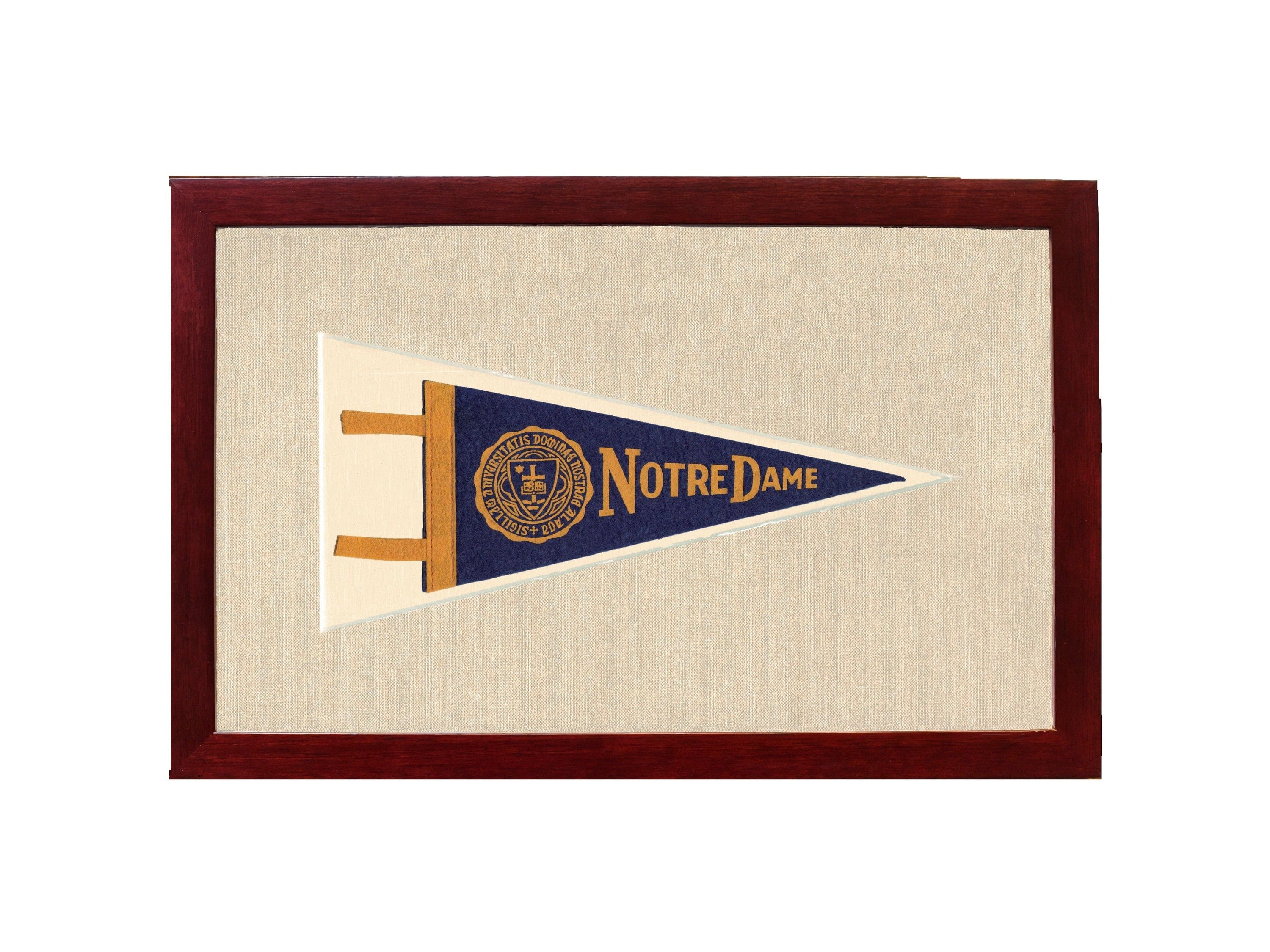 Americana Memories Vintage Pennants and Memorabilia Vintage Notre Dame Pennant