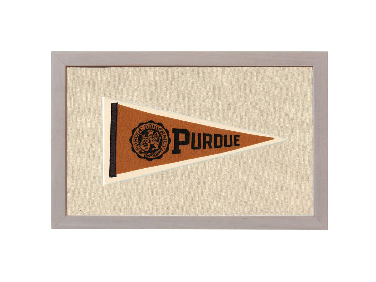 Americana Memories Vintage Pennants and Memorabilia Vintage Purdue Pennant