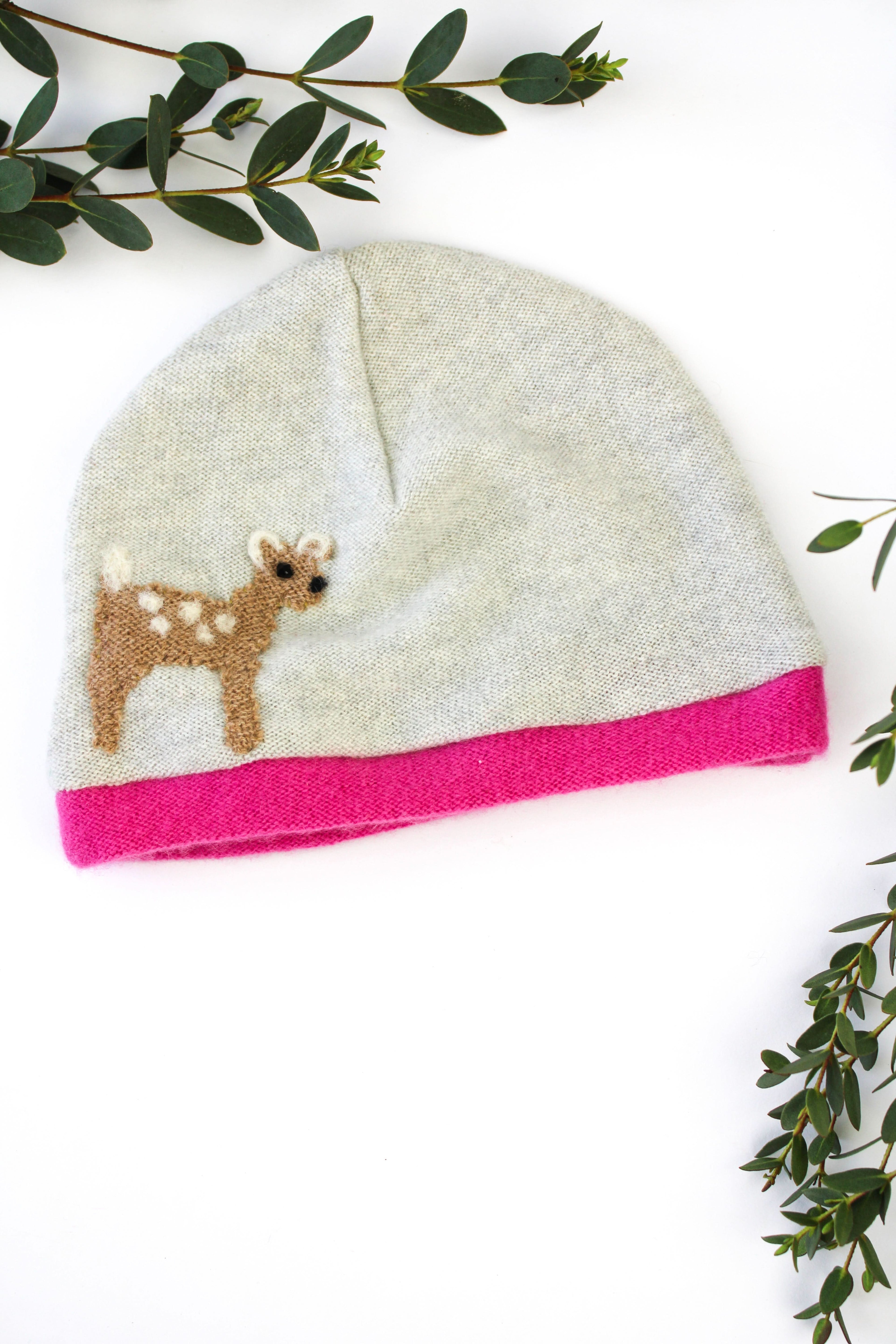 Fawn Cashmere Hat - Baby - My American Goods