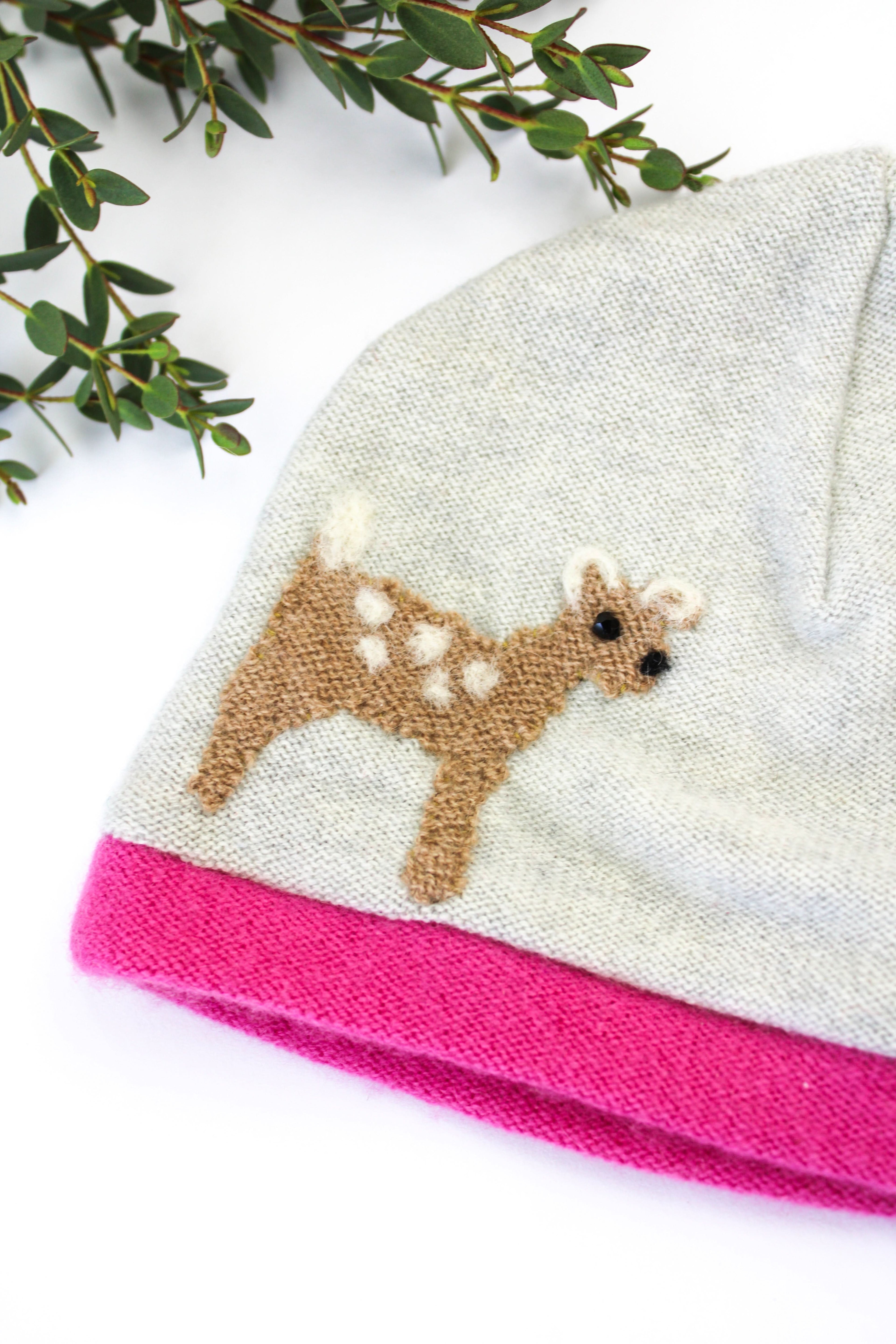Fawn Cashmere Hat - Baby - My American Goods